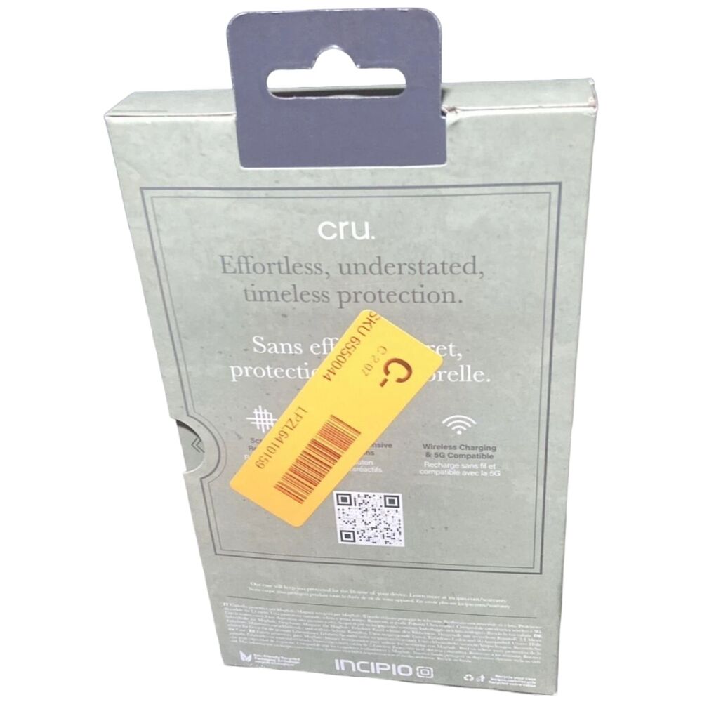 Incipio Cru MagSafe Case iPhone 15 Pro Navy Canvas IPH-2129-CNNY Brand New - Picture 2 of 7
